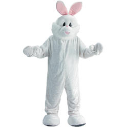 Dress Up America 300-Adult Cozy Bunny Mascot Costume Set - One Size Fits Most