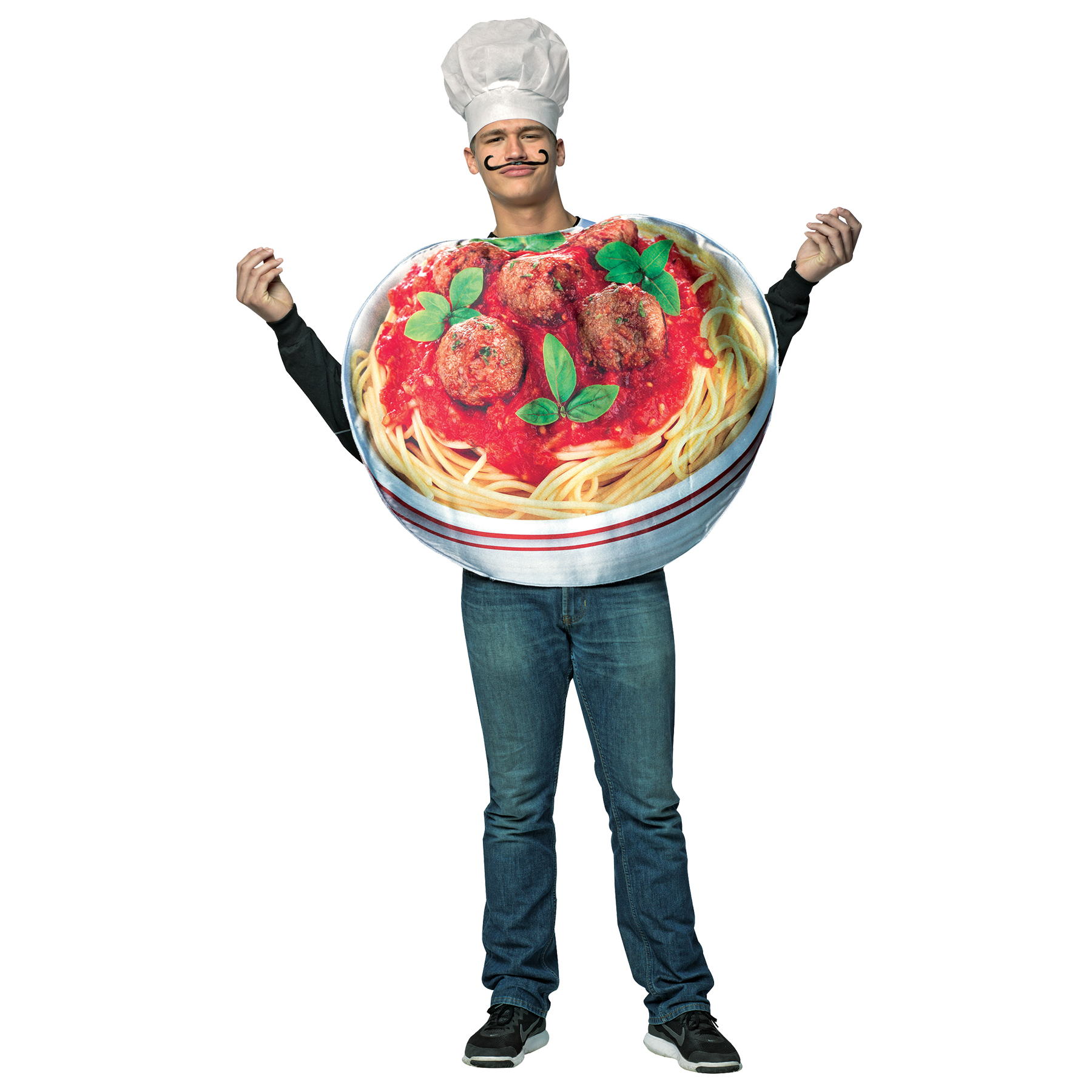 Men's Spaghetti And Meatballs Costume