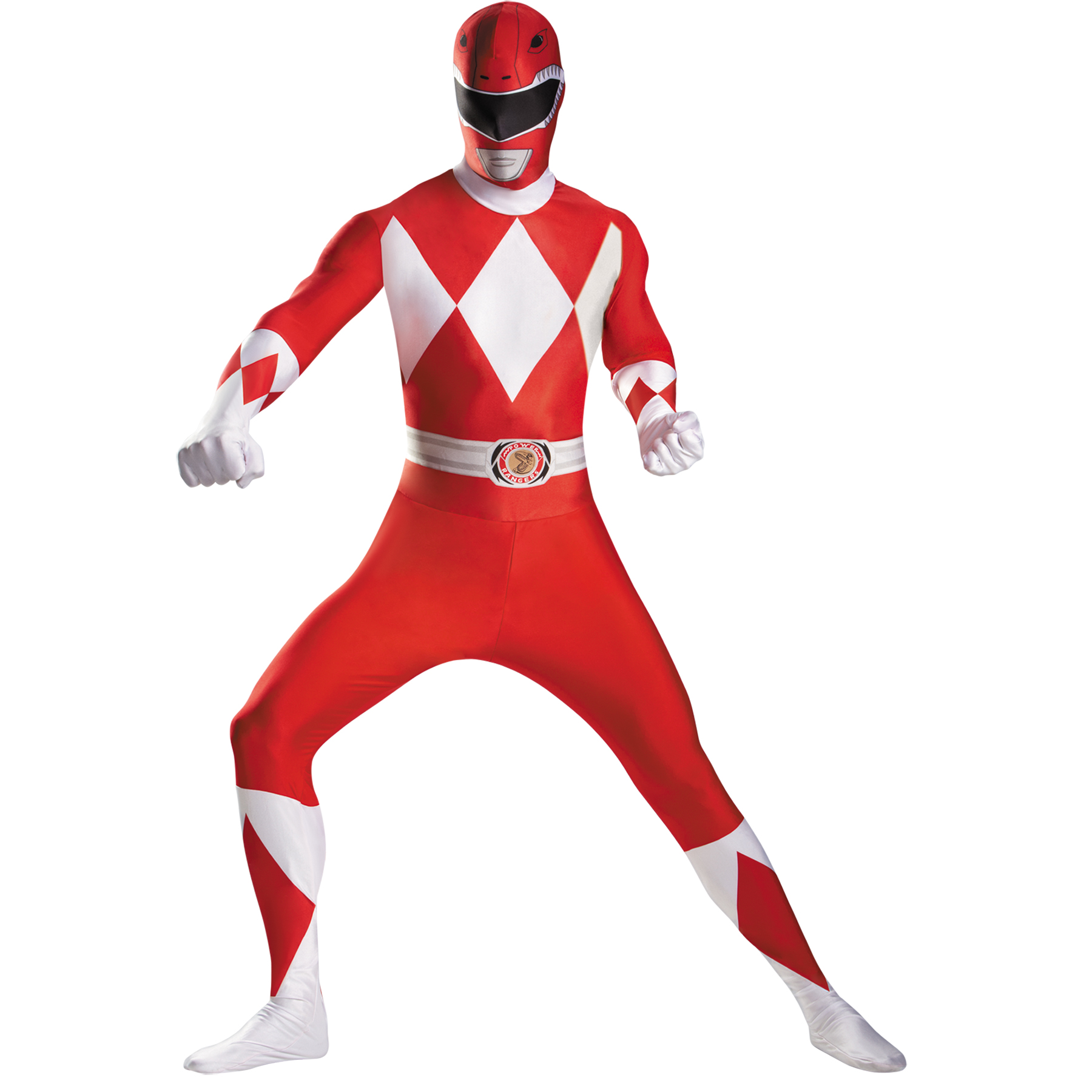 Men's Red Ranger Bodysuit Costume