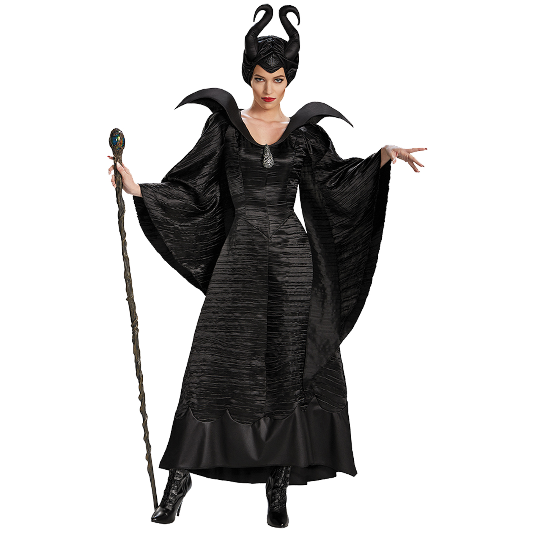 Women's Maleficent Black Christening Costume