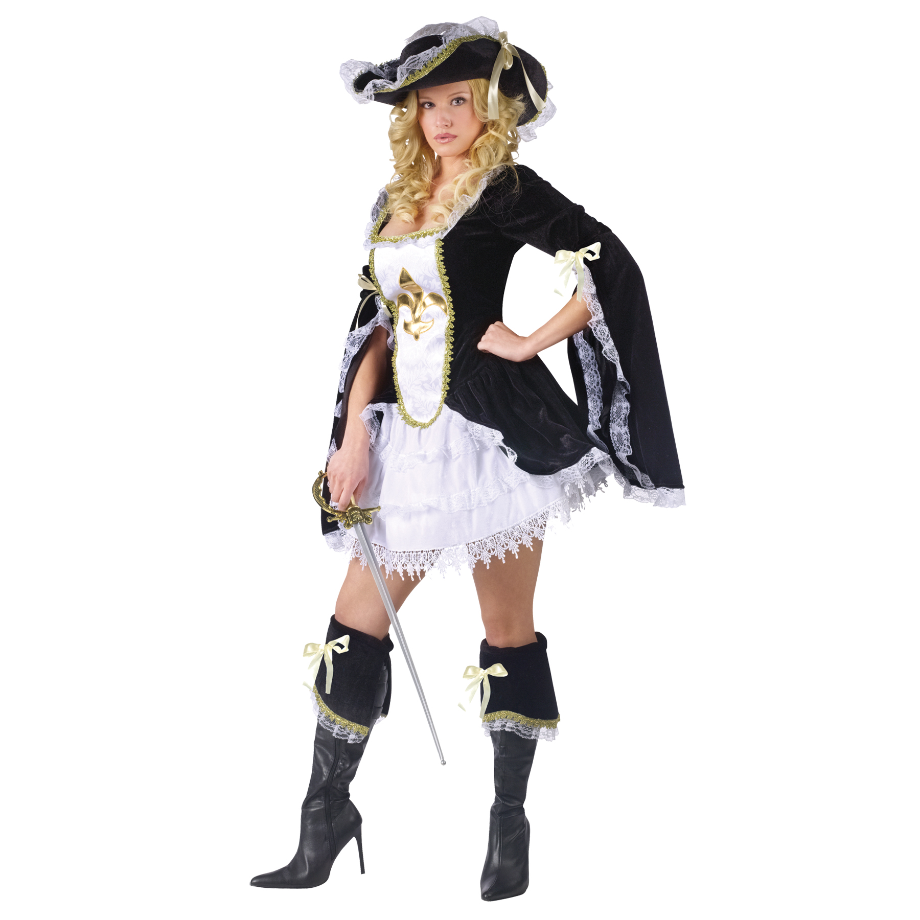 Women's Midnight Musketeer Costume