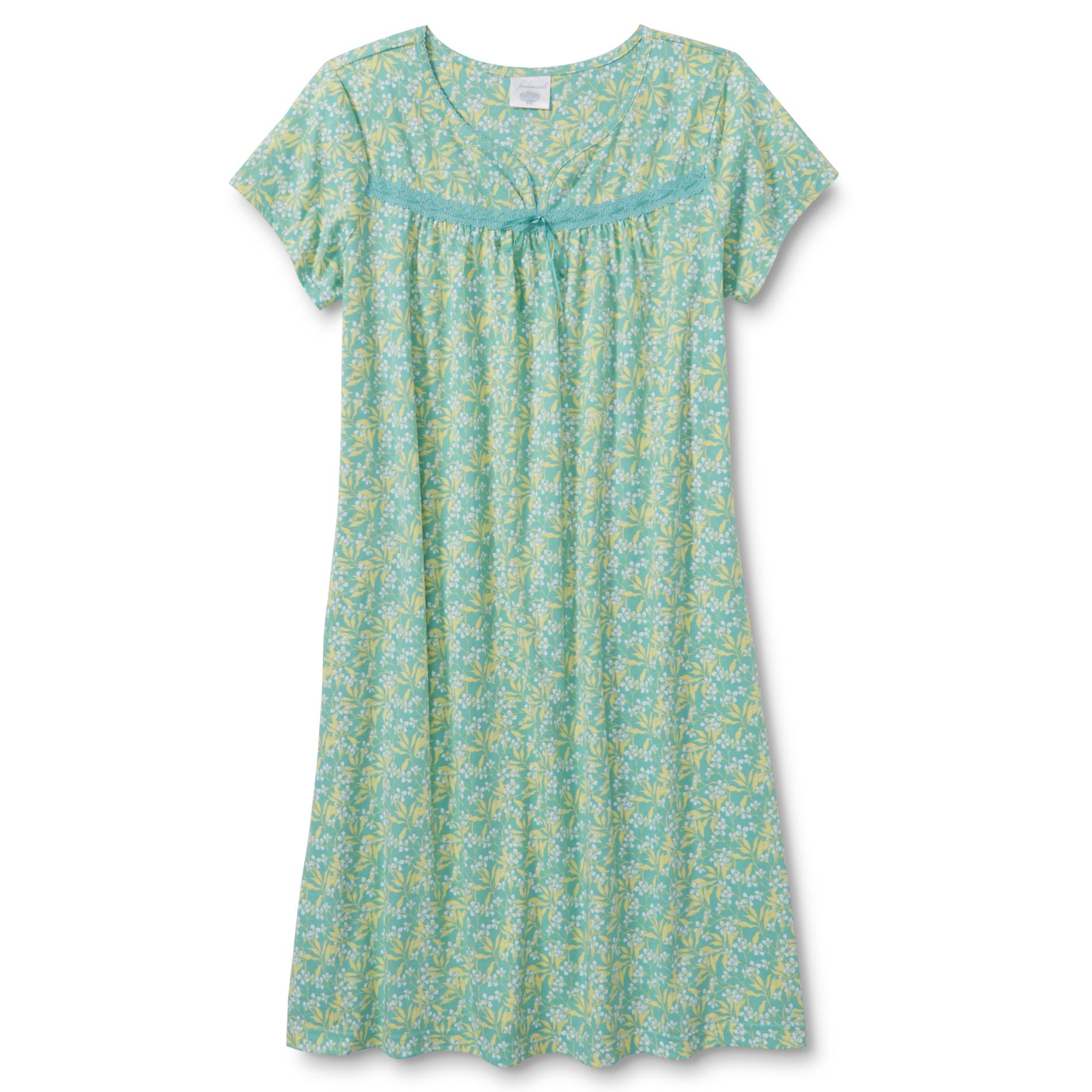 Fundamentals Women's Plus Nightgown - Floral