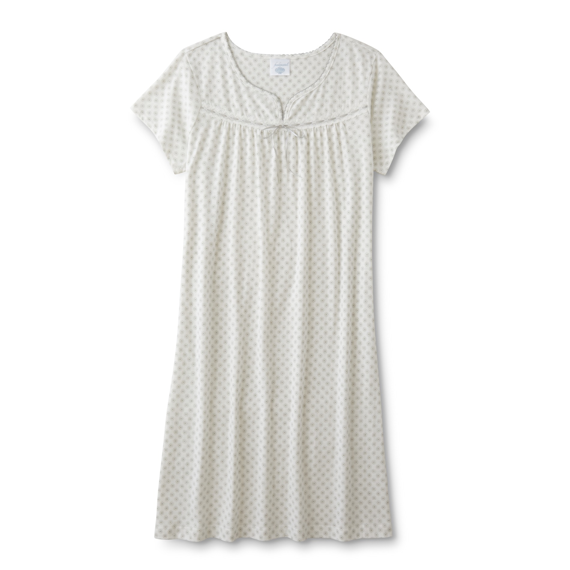 Fundamentals Women's Short-Sleeve Nightgown - Snowflakes