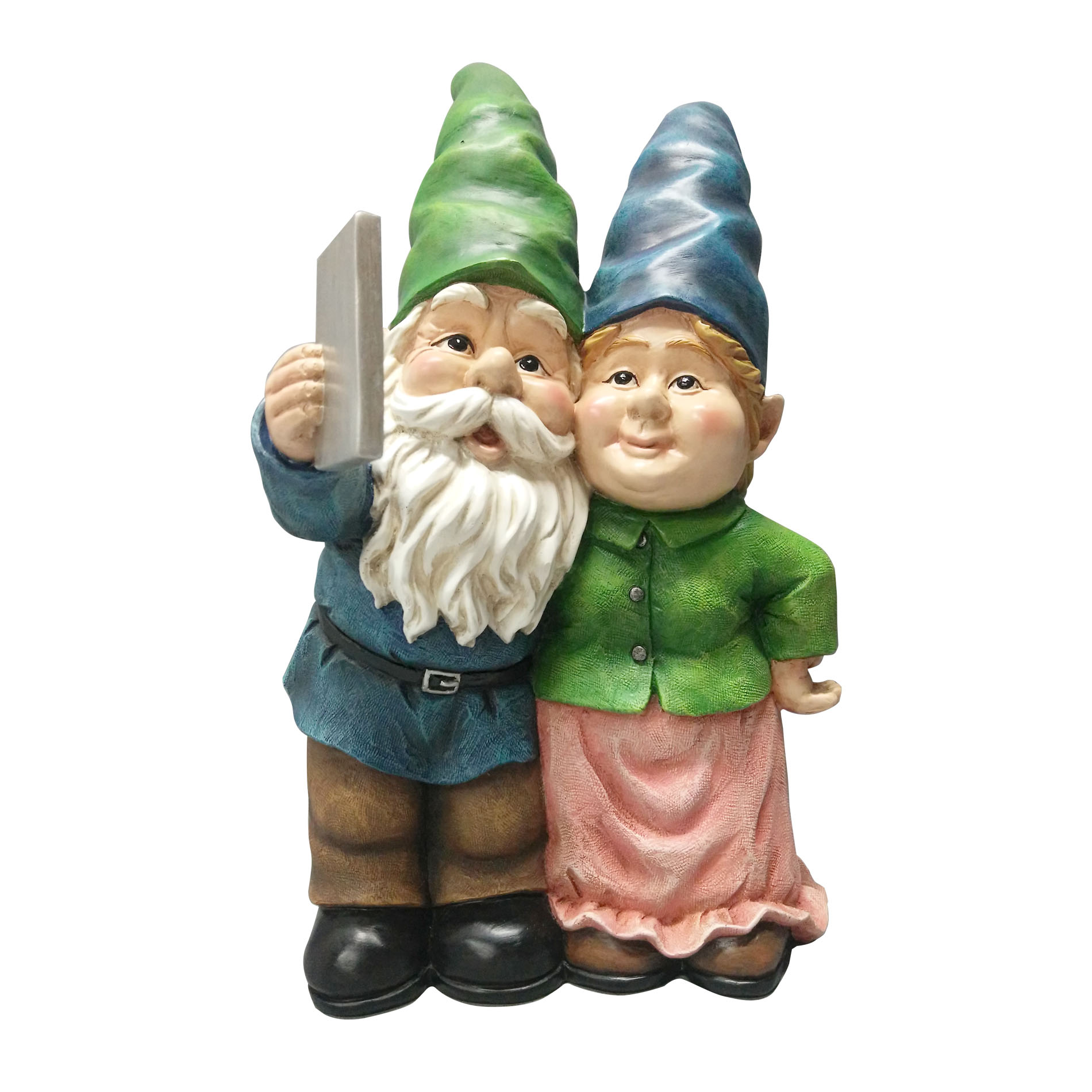 Couple Gnome Selfie Statue *Limited Availability