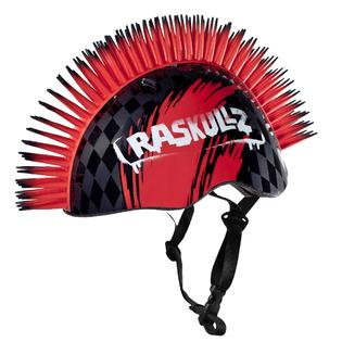 Raskullz Mohawk Kids Bike Helmet Red Black