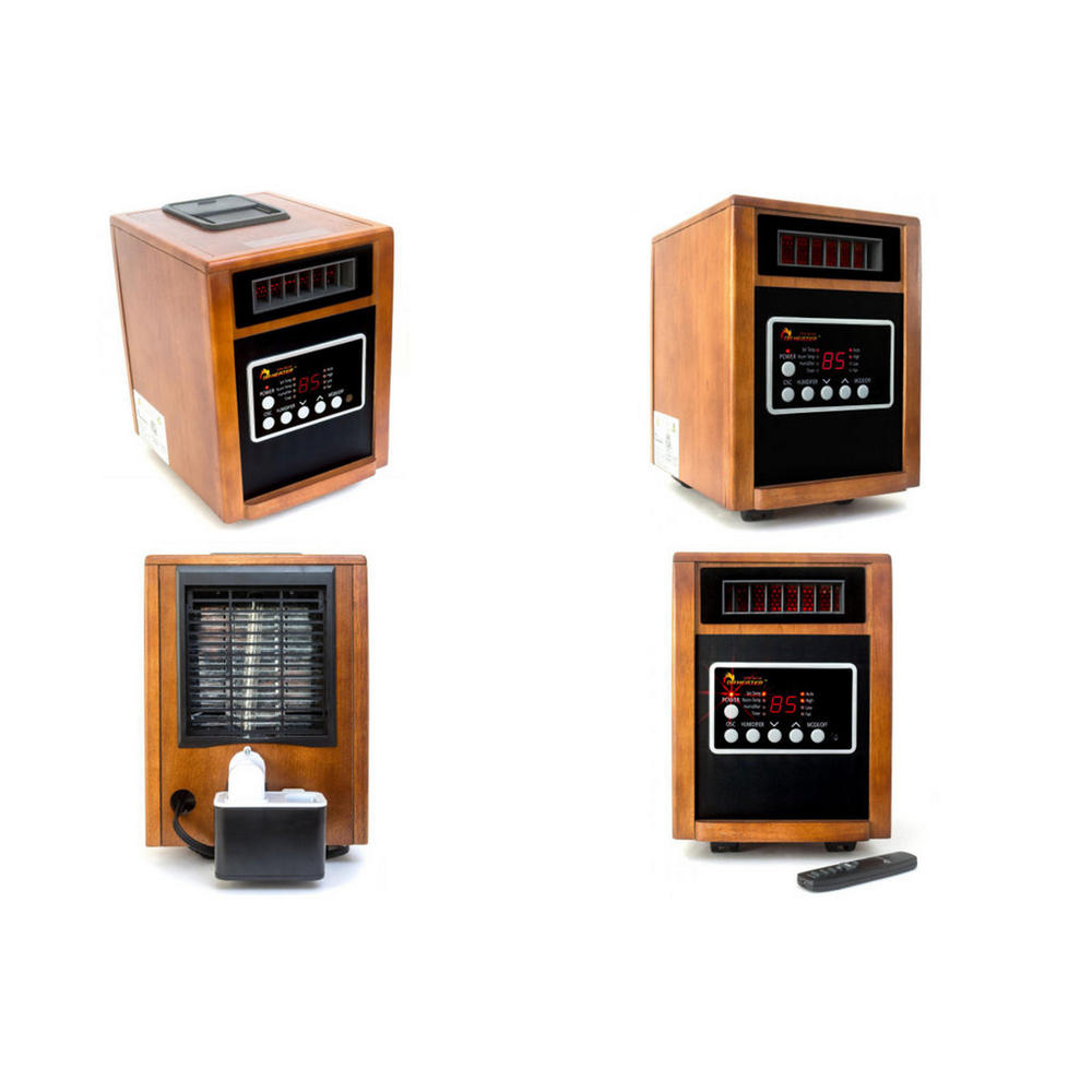 Dr. Infrared Heater DR998 , 1500W, Advanced Dual Heating System with