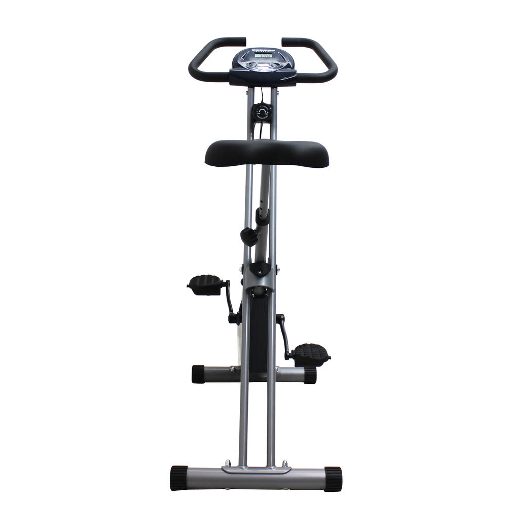 iLiving Folding Upright Bike with Calorie Counter