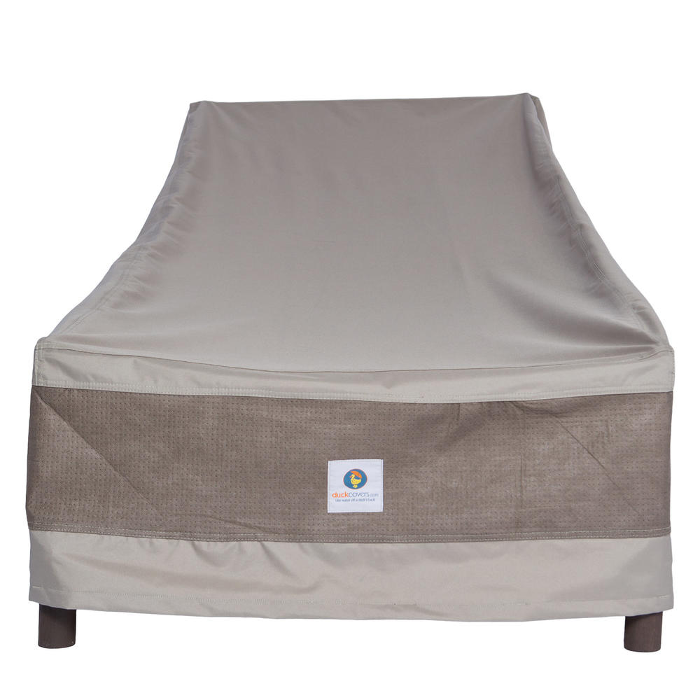 Duck Covers  Elegant 74 in. L Patio Chaise Lounge Cover
