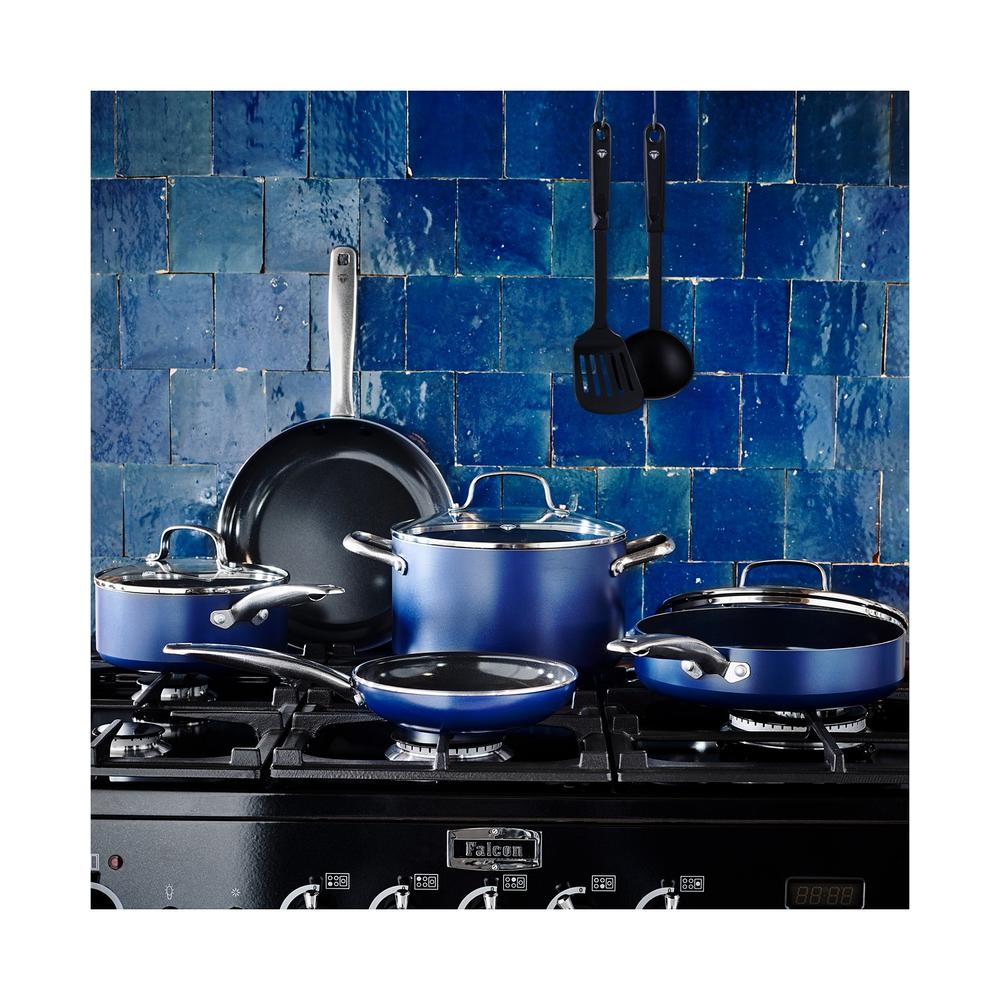 As Seen on TV Blue Diamond 10-Piece Cookware Set, Blue