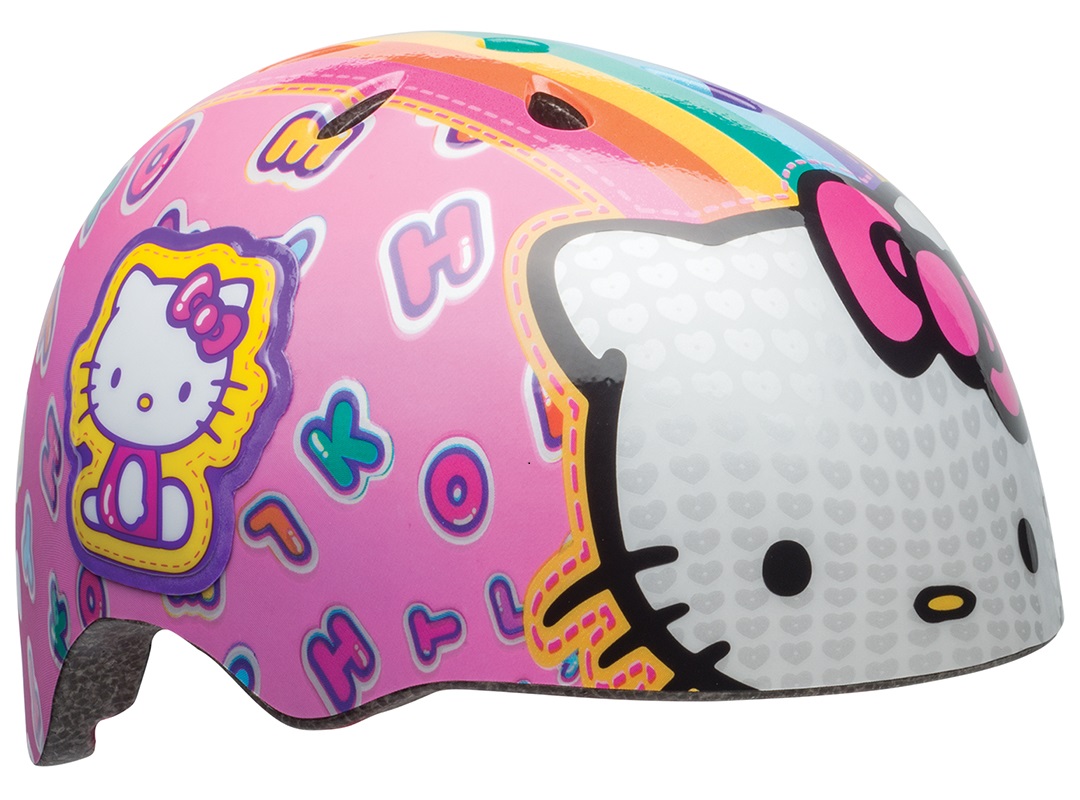 hello kitty bike helmet