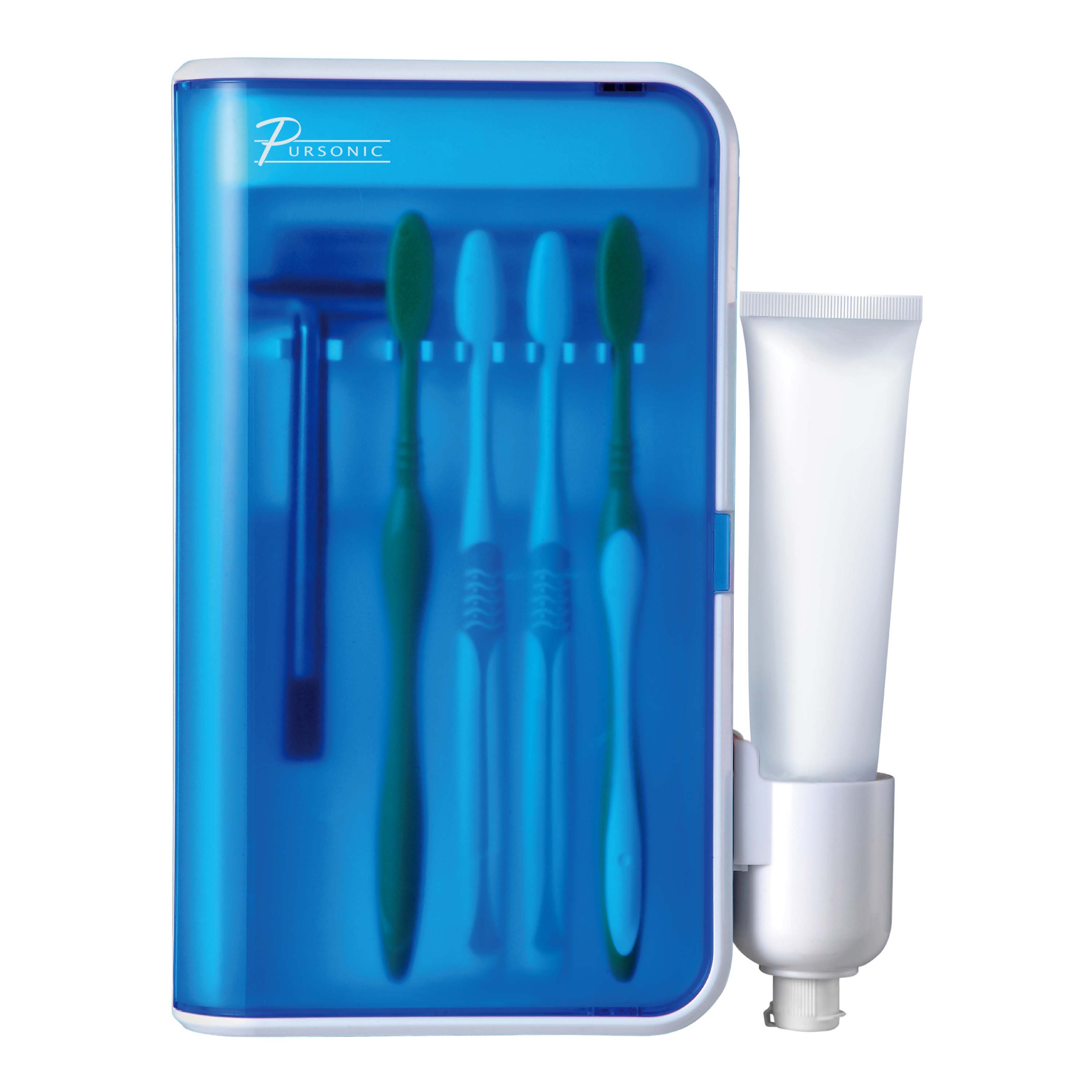 Pursonic S2 Toothbrush Sanitizer UV Toothbrush Sanitizier - Blue and Silver
