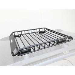 MaxxHaul 70115 46" x 36" x 4-1/2" Roof Rack Rooftop Cargo Carrier Steel Basket, Car Top Luggage Holder for SUV and Pick Up Truck