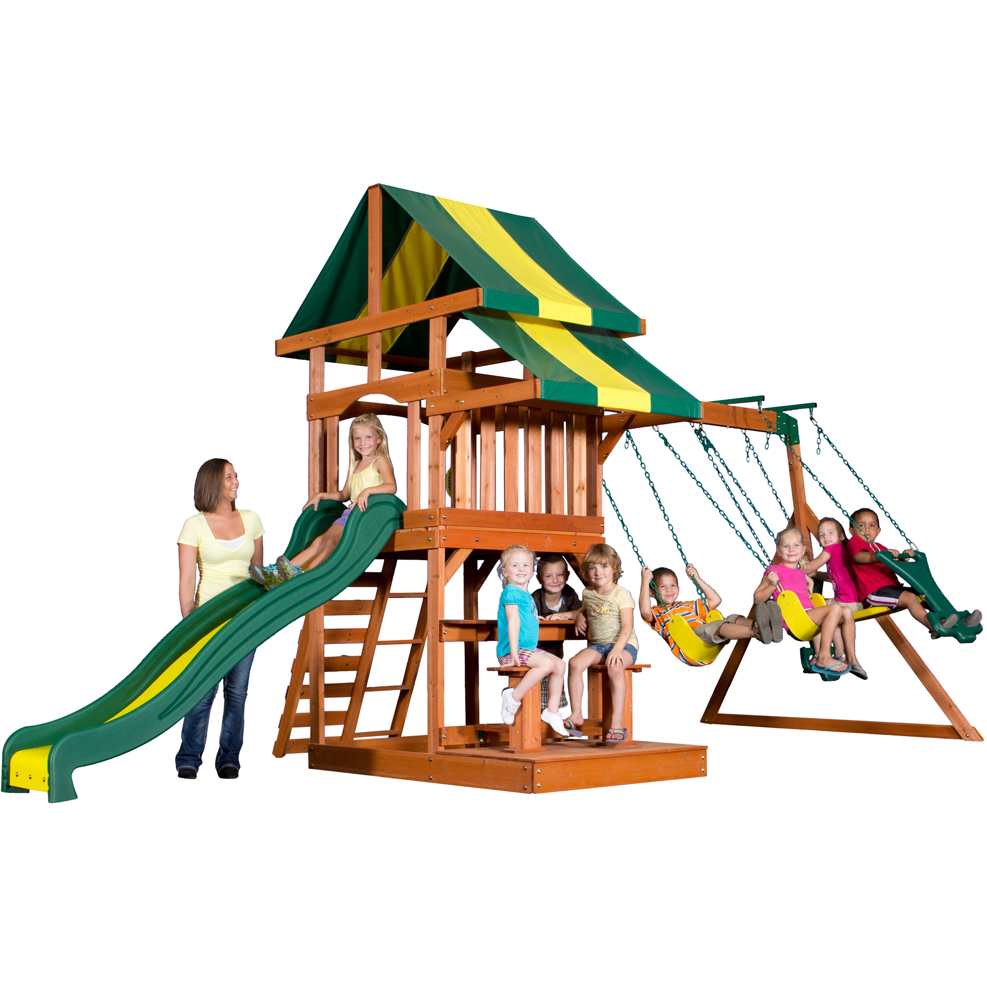 Swingsets Climbers Wood Kmart