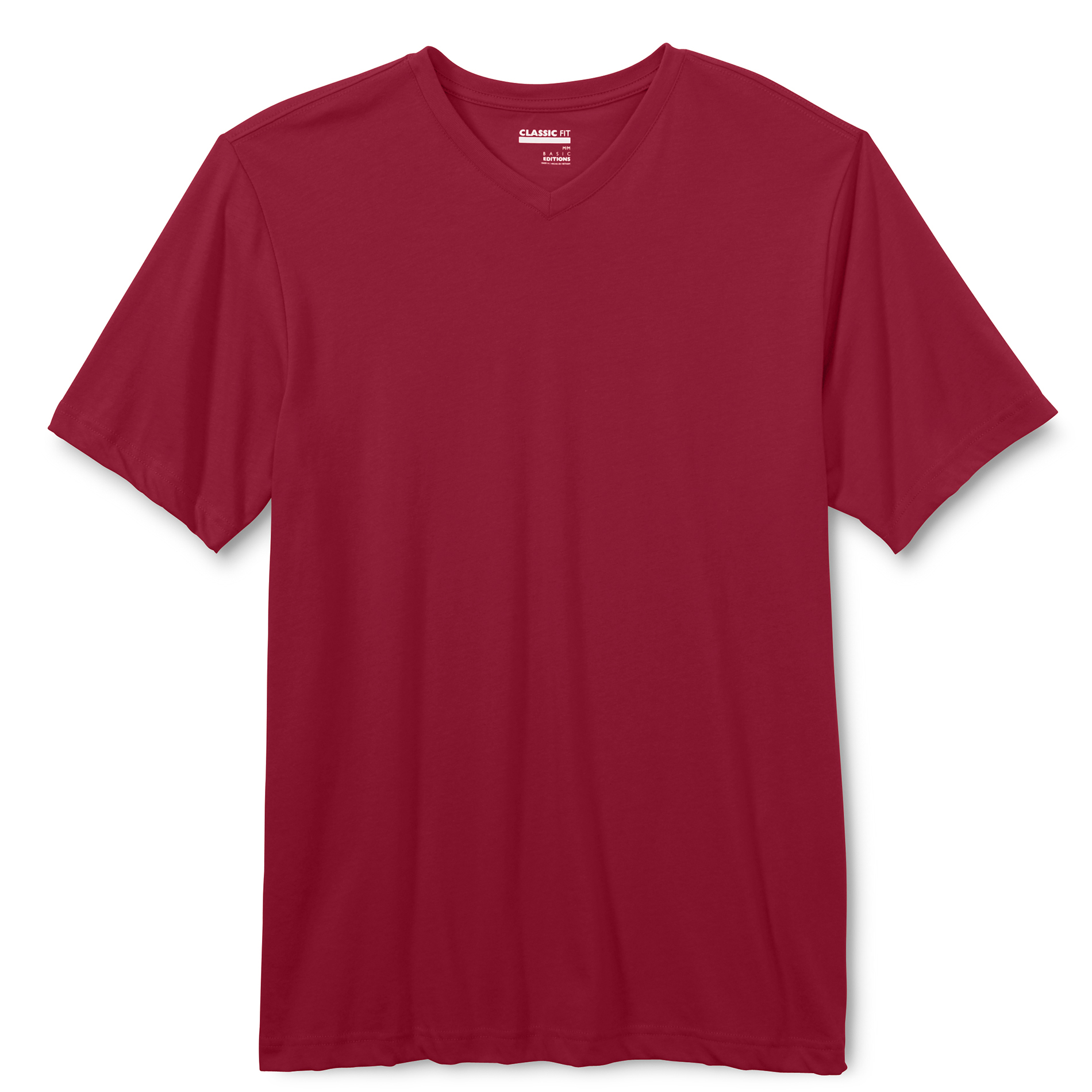 Basic Editions Men's Classic Fit V-Neck T-Shirt