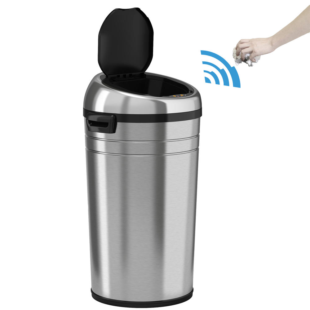 ITOUCHLESS  23 Gallon Large Commercial Size Stainless Steel Automatic Sensor Touchless Trash Can