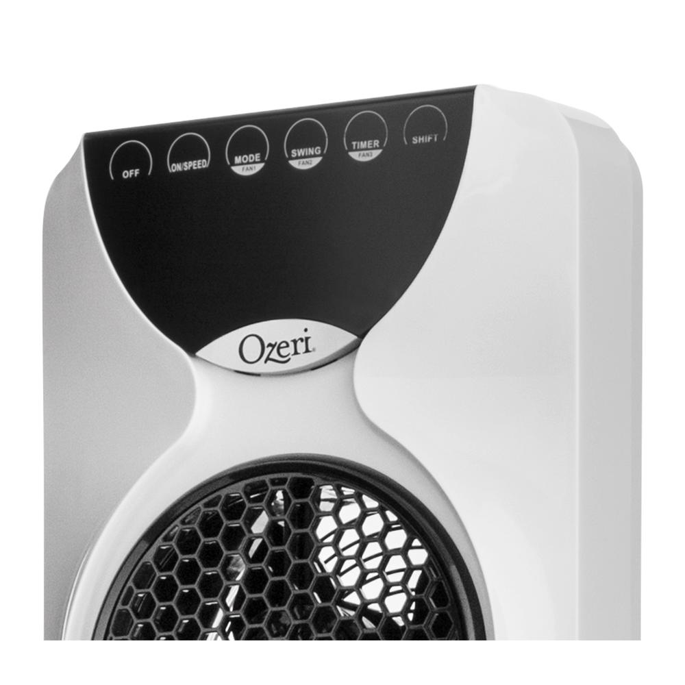 Ozeri OZF3-PAR 3x Tower Fan (44") with Passive Noise Reduction Technology
