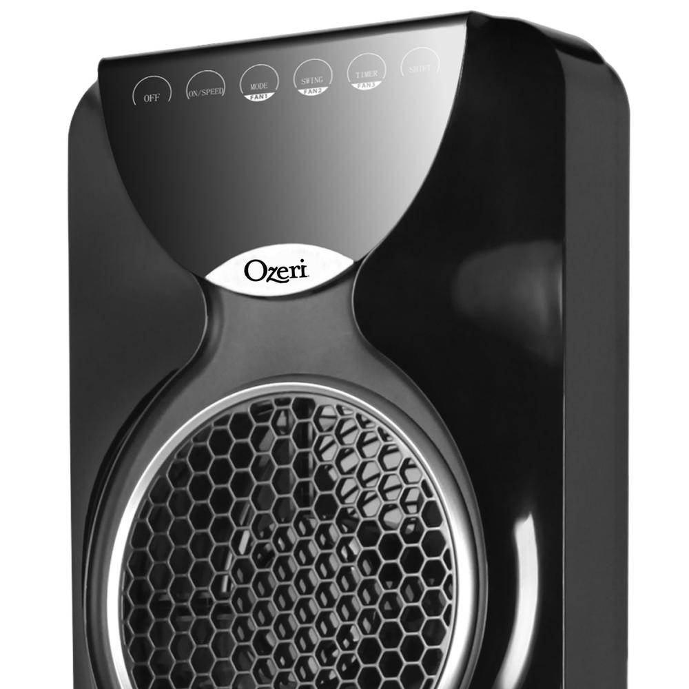 Ozeri OZF3-BT  3x Tower Fan (44"), with Bluetooth and Passive Noise Reduction Technology
