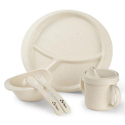 Ozeri  Earth Dish Set For Kids, 100% Made from a Plant