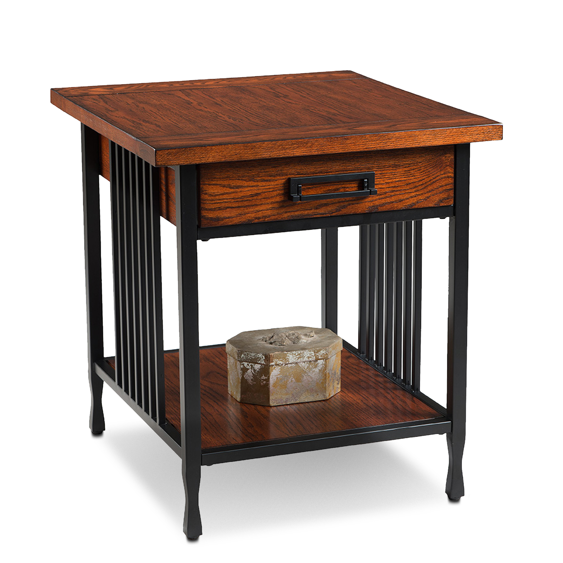 Leick Ironcraft Drawer End Table