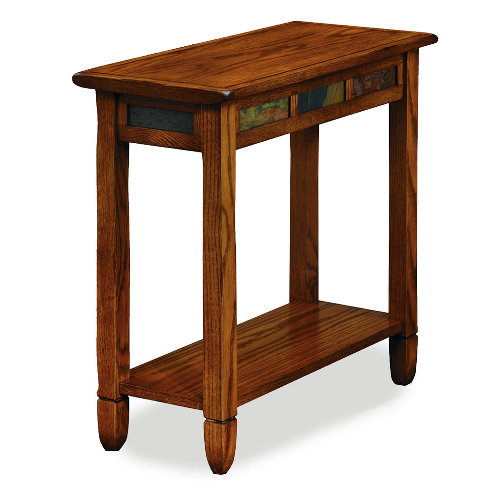 Leick Rustic Slate Chair side Table
