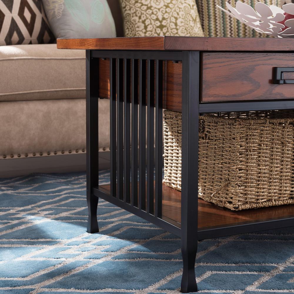 Leick Ironcraft Two Drawer Coffee Table