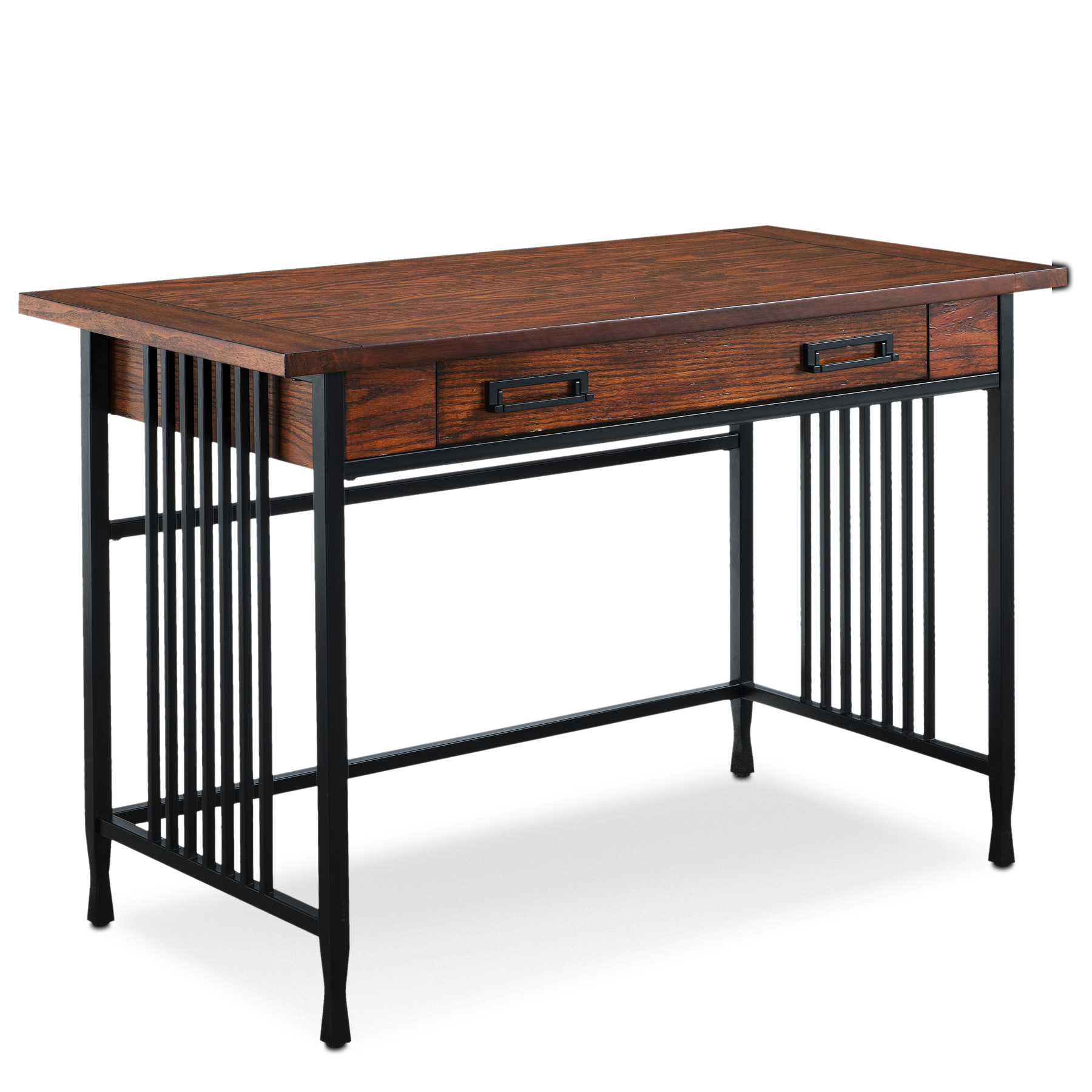 Leick Ironcraft Computer/Writing Desk, Brown Leick Ironcraft Computer/Writing Desk, Brown