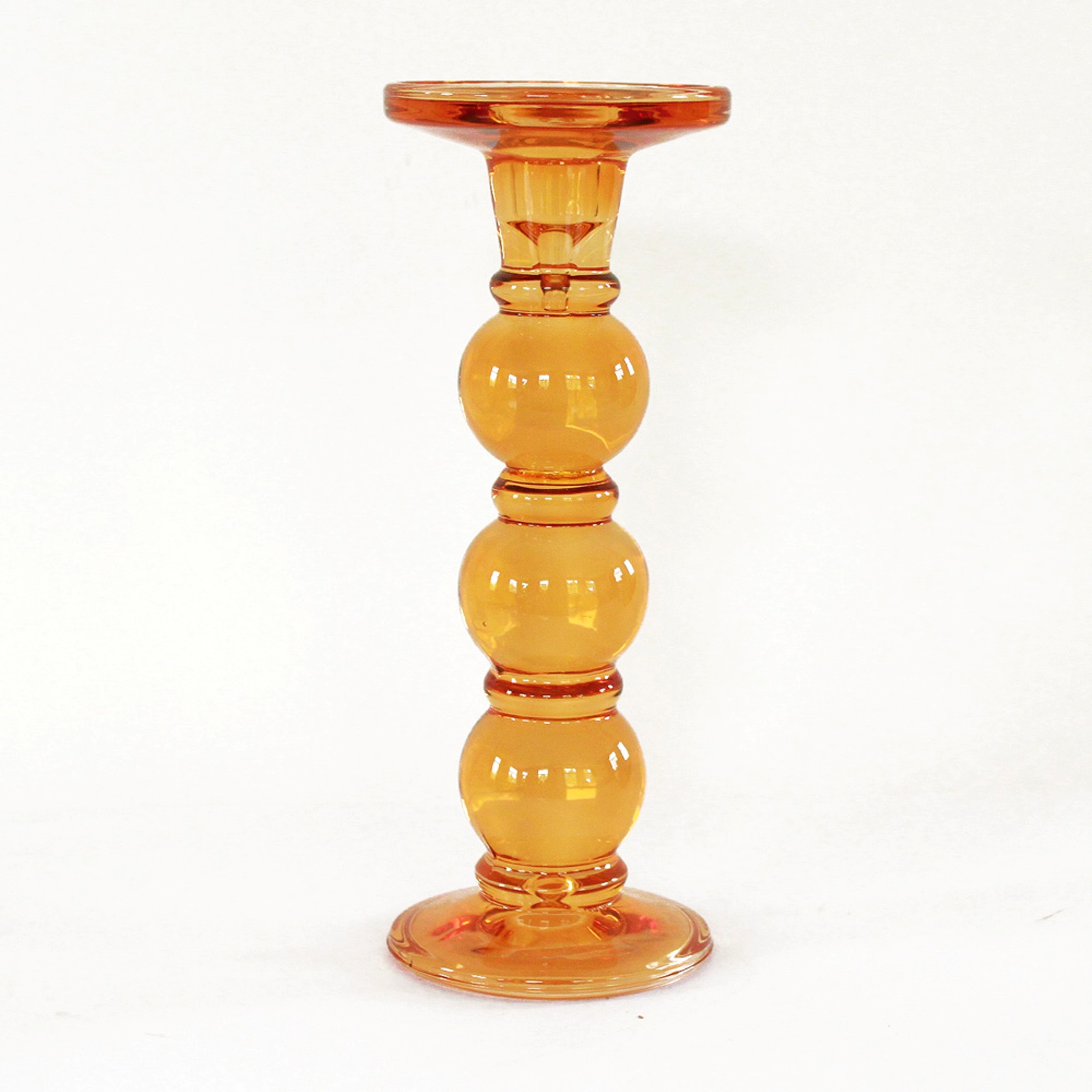 Colormate Extra Large Pillar Holder &#8211; Amber