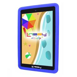 LINSAY 7" New Quad-Core 2GB RAM 32GB android 12 Tablet with Blue Kids Defender Case