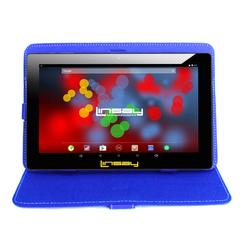 LINSAY 10.1" New 1280x800 IPS Screen Quad-Core 2GB RAM 64GB Android 13 Tablet with Blue Standing Case