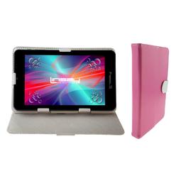 LINSAY 7" New Quad-Core 2GB RAM 64GB Android 13 Tablet with Pink White Standing Case