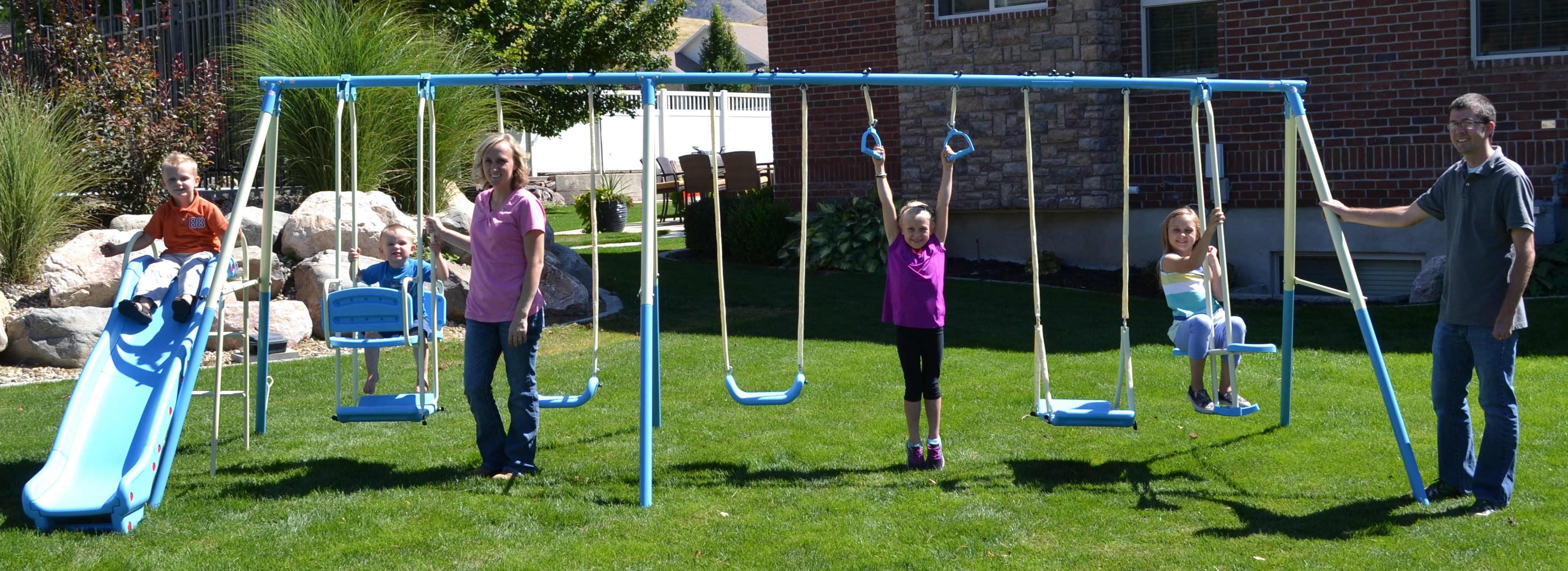 Outdoor Baby Swing >> Propel Trampolines Swing Pro 9-Play Swing-Set Outdoor Baby Swing >> Propel Trampolines Swing Pro 9-Play Swing-Set