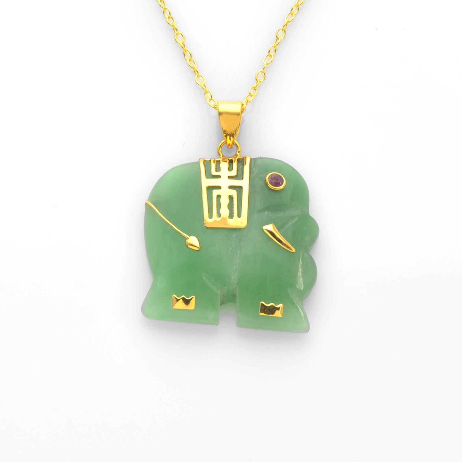 Green Jade Elephant Pendant | Shop Your Way: Online Shopping & Earn