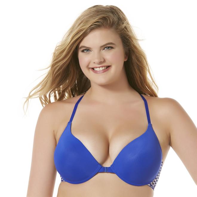 Joe Boxer Women's Racerback PushUp Bra Chevron