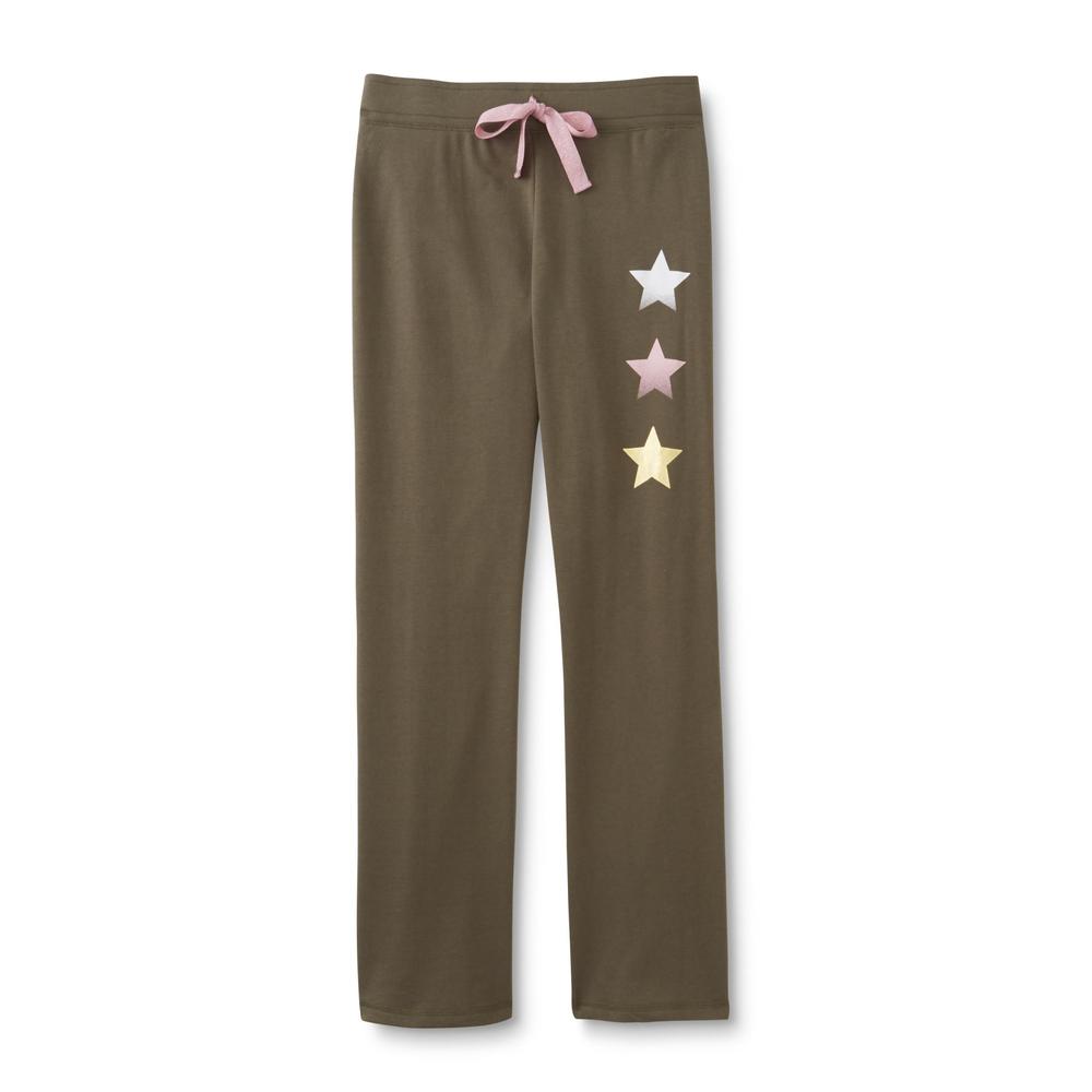 Joe Boxer Women's French Terry Knit Lounge Pants - Stars