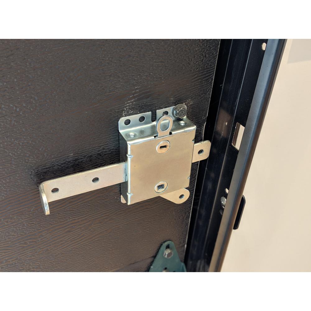 Ideal Security Inc. Garage Door Side Lock With Spring-Loaded Bolt
