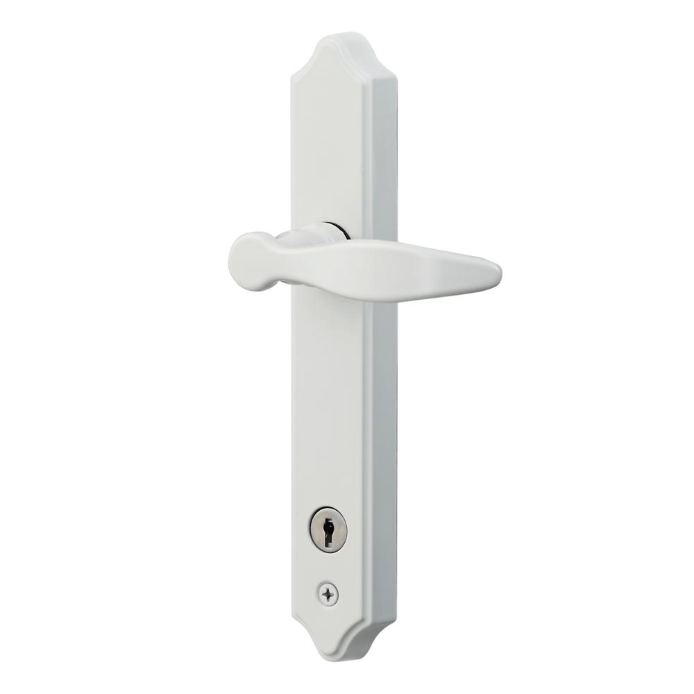 Ideal Security Inc. ML Lever Set with Keyed Deadbolt (White)