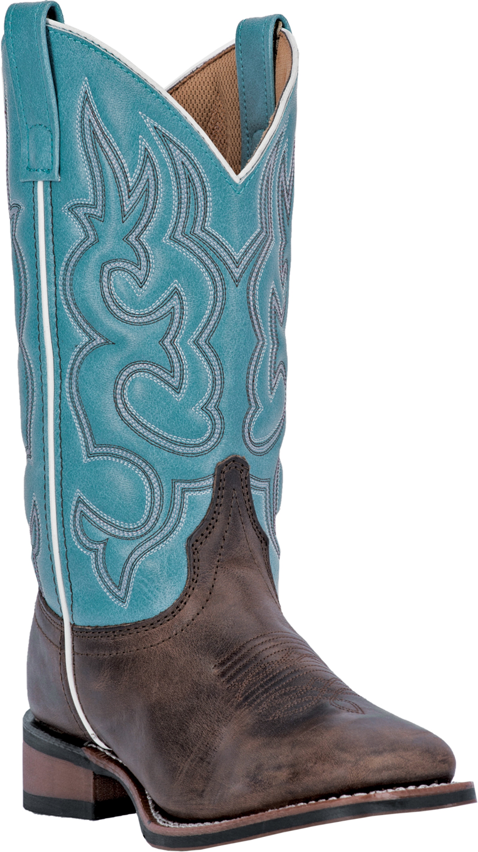 Laredo Women's Mesquite Gaucho/Blue 11 Caimen Cowboy Boot