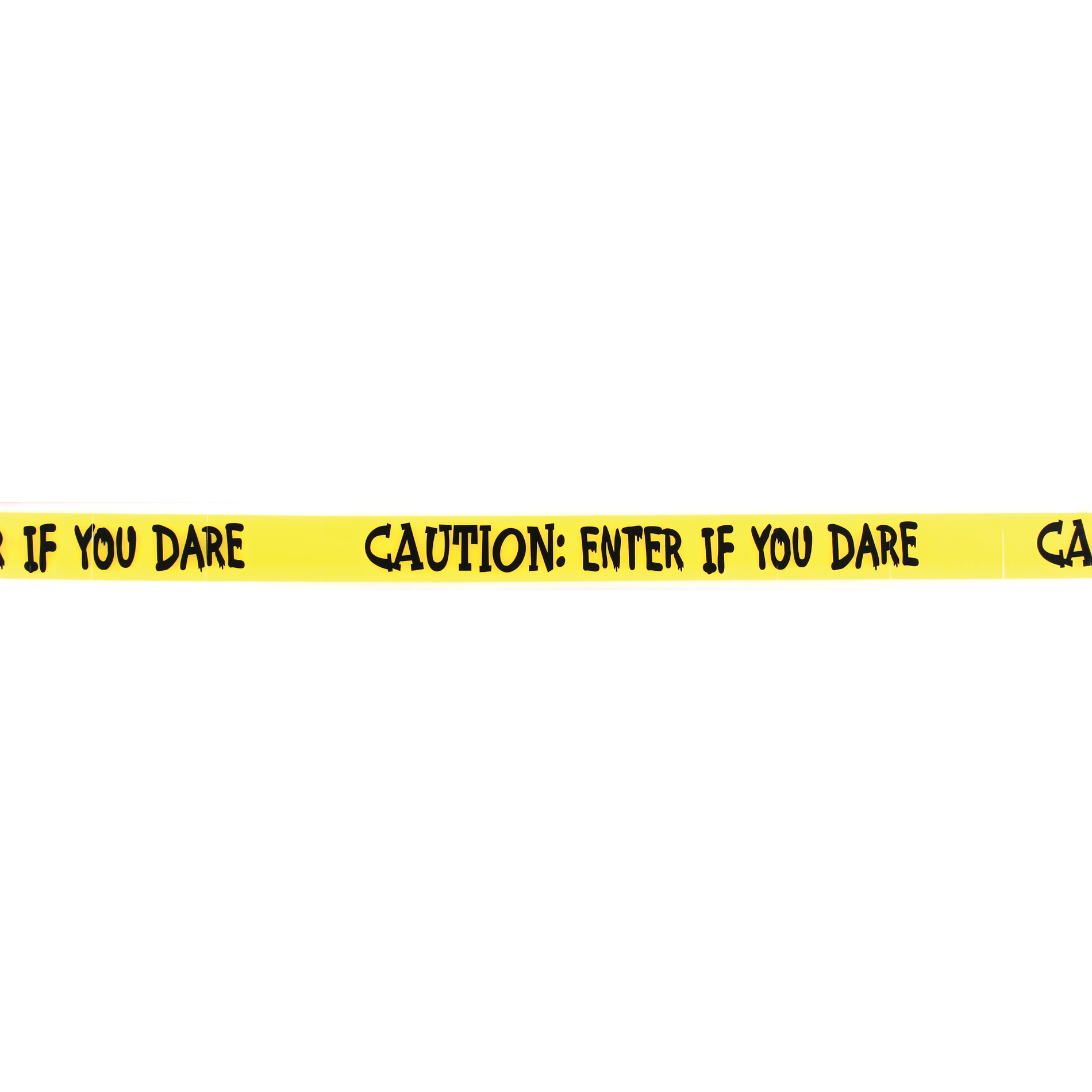 Totally Ghoul 50' Caution Tape - Yellow