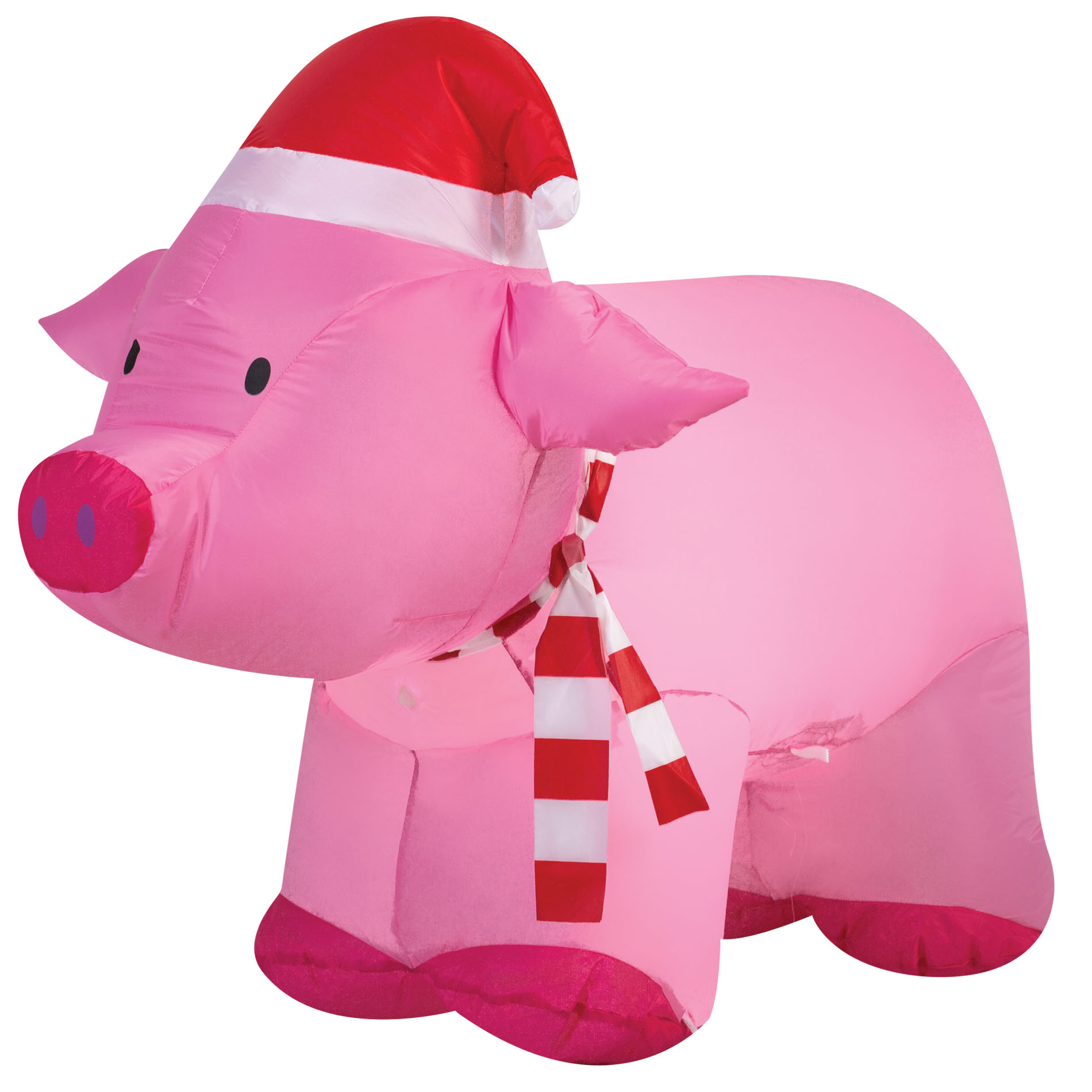 3' Airblown Lighted Inflatable Outdoor Pig