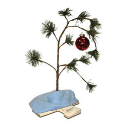 Peanuts By Schulz ProductWorks 18-Inch Peanuts Charlie Brown Christmas Tree with Linus Blanket