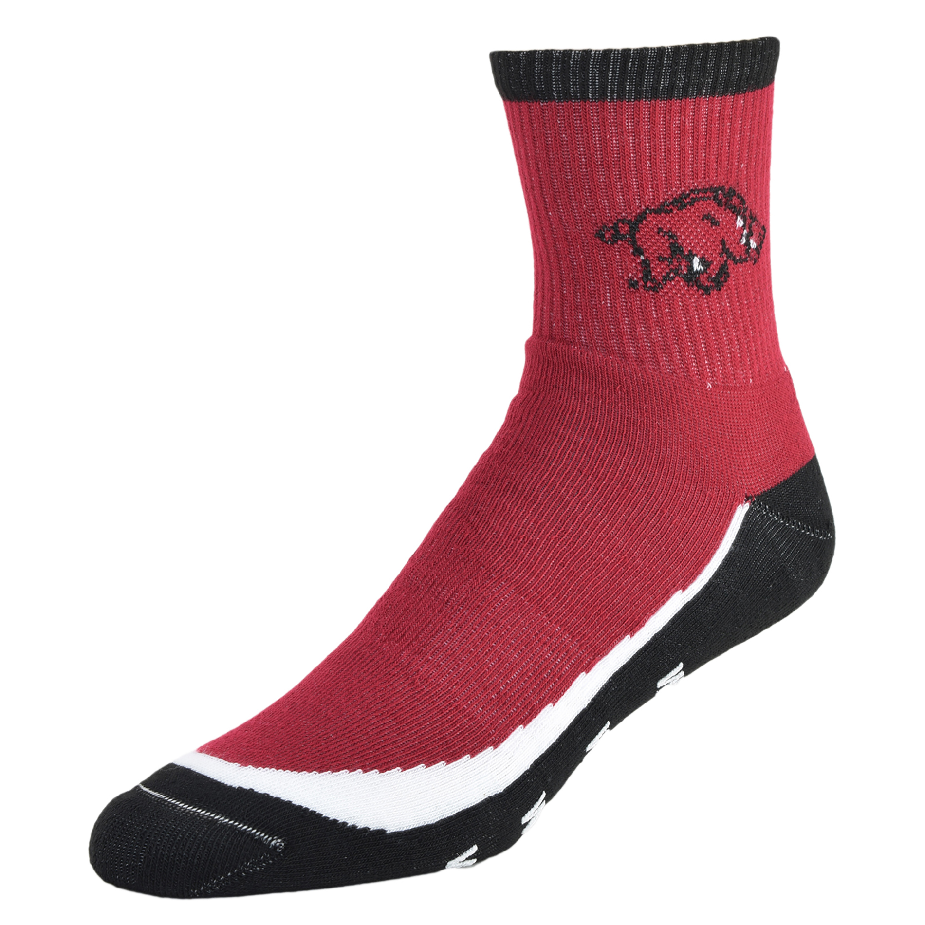 NCAA Youth Grip Turf Socks - Arkansas Razorbacks, Size: One size NCAA Youth Grip Turf Socks - Arkansas Razorbacks, Size: One size