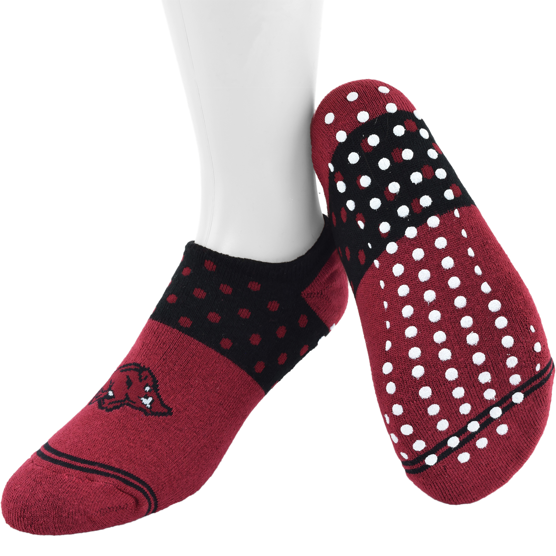 NCAA Women&#8217;s Speckled Ankle Socks - Arkansas Razorbacks