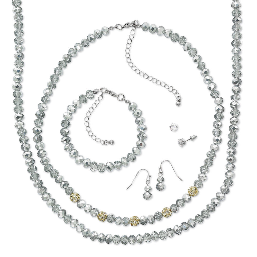 Mega Box Women&#8217;s Necklace, Bracelet & Earrings Set