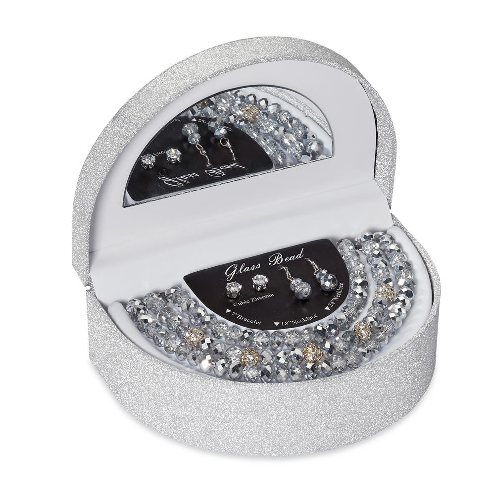 Mega Box Women&#8217;s Necklace, Bracelet & Earrings Set