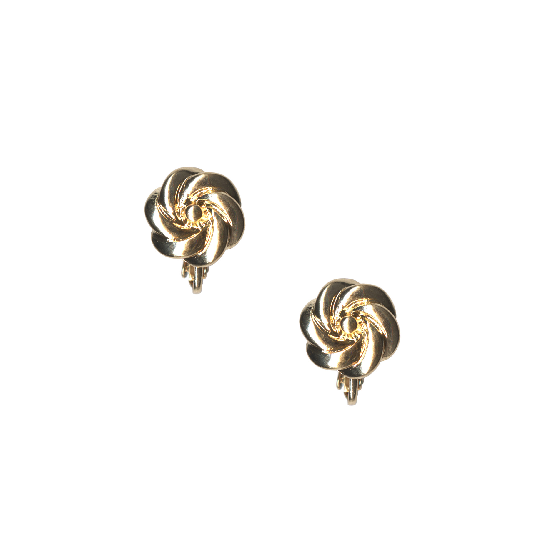 Jaclyn Smith Women&#8217;s Flower Clip-On Earrings