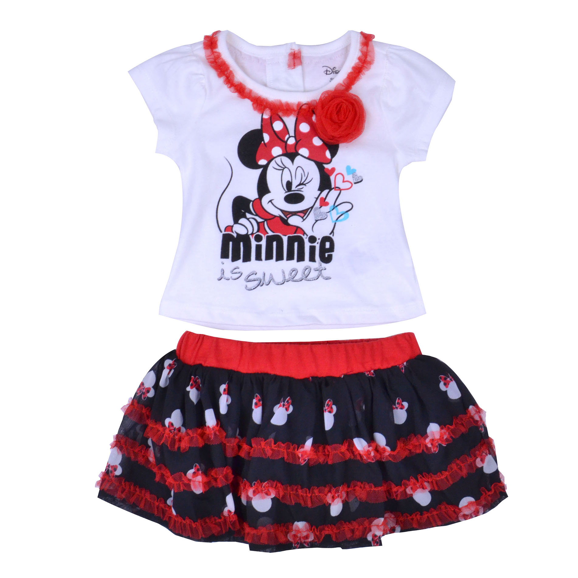 License Character Toddler Girls&#8217; Top & Skirt Set - Minnie Mouse