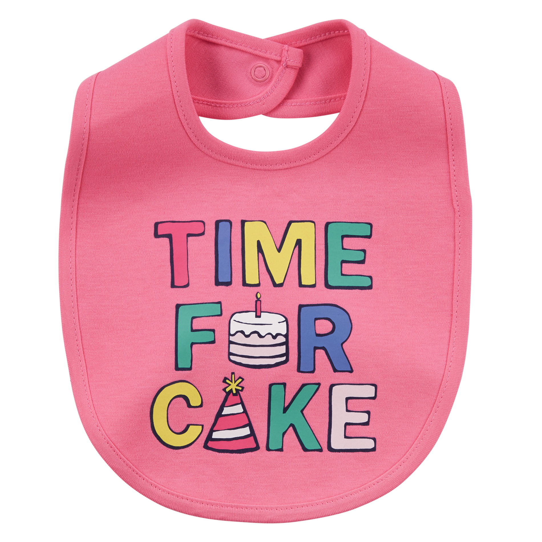 Carter's Baby Girls&#8217; Time For Cake Bib