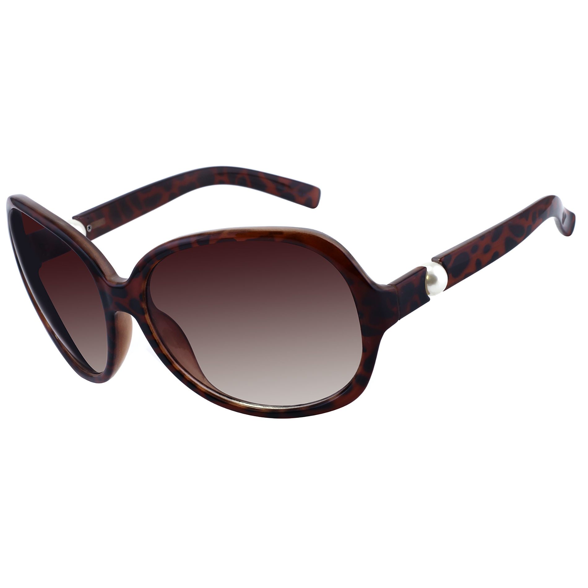 Women&#8217;s Oversize Sunglasses With Pearl Accent