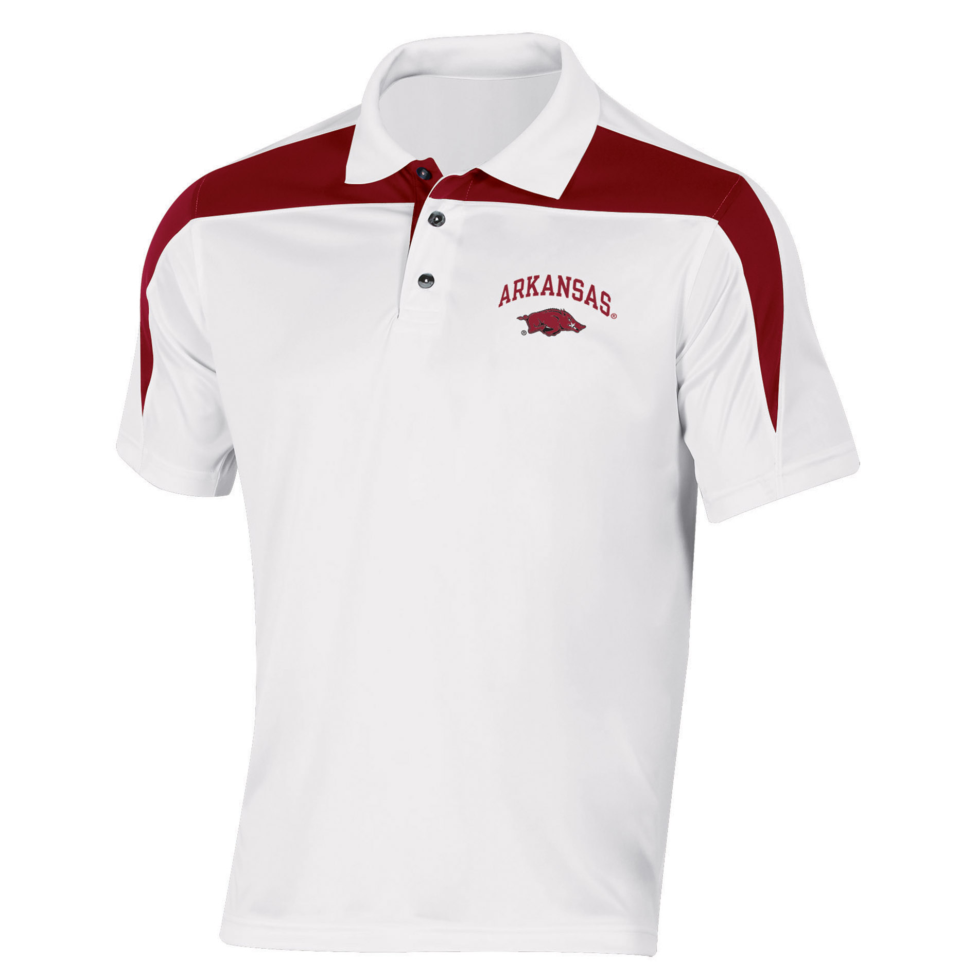 NCAA Men&#8217;s Big & Tall Logo Polo Shirt - Arkansas Razorbacks