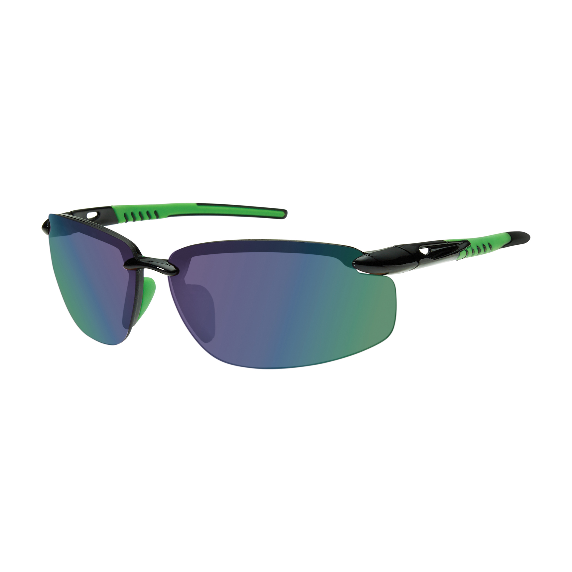 Men's Semi-Rimless Sport Sunglasses
